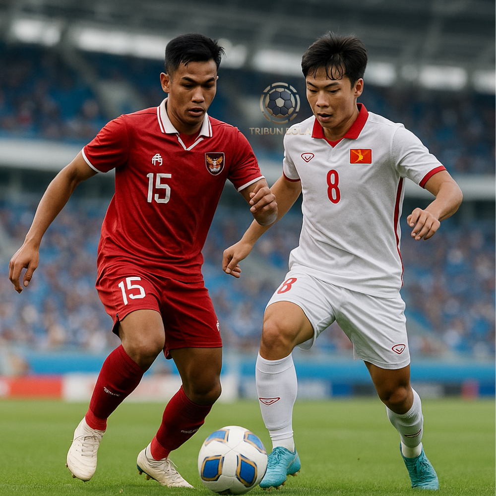 Duel Indonesia U-23 vs Vietnam U-23 di fase grup Piala AFF U-23